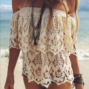 Jens Pirate Booty Romantic Lace Señorita Top